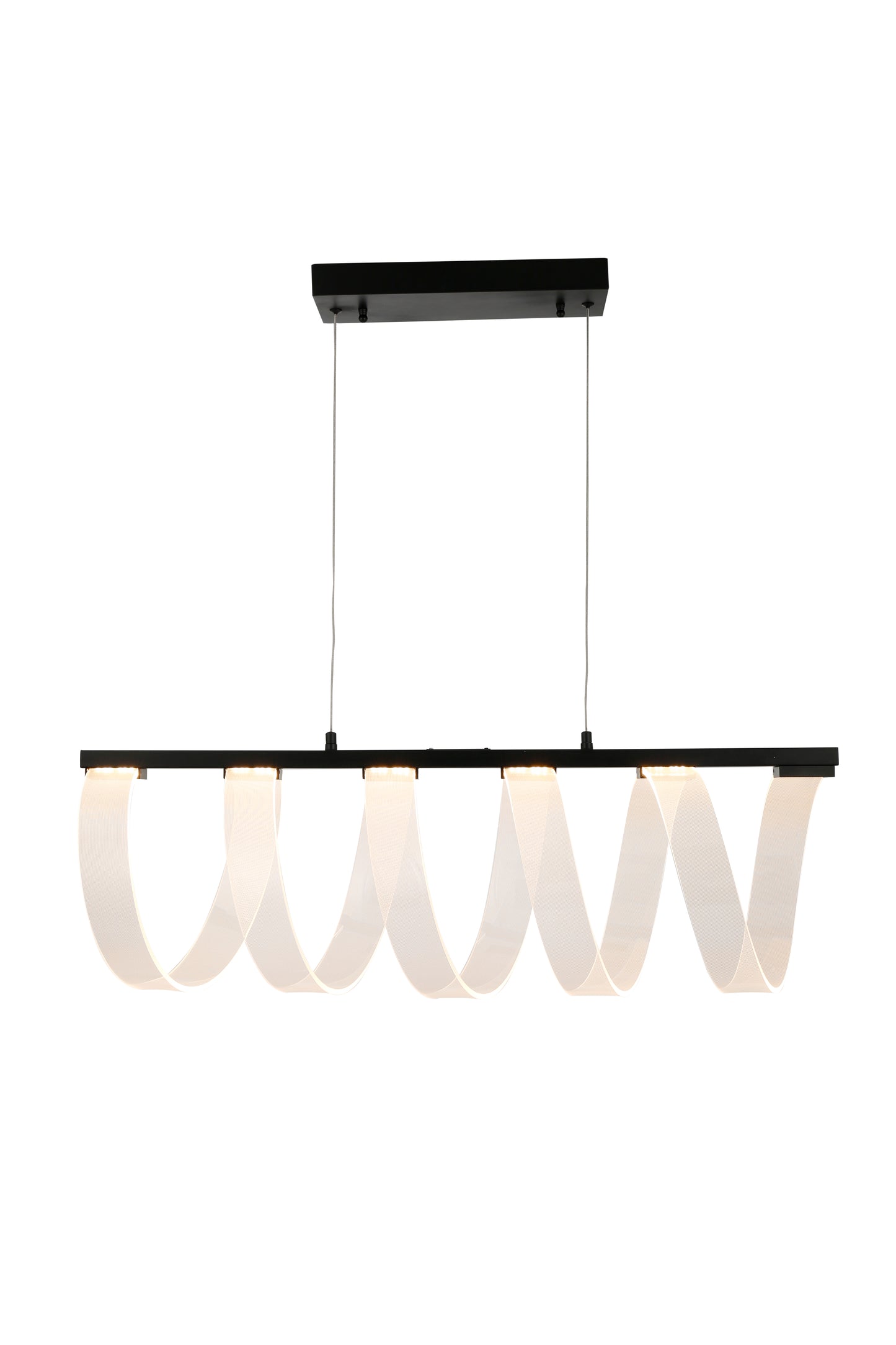 LED Wave Pendant Fixture 32"