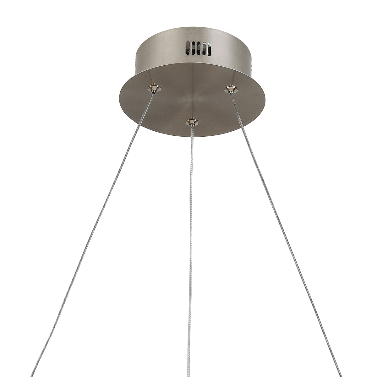 Diamante LED Pendant - Brushed Steel