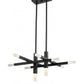 Serena 10 Light Chandelier - Black