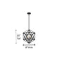 Troy 5 Light Up Chandelier - Matte Black