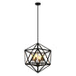 Troy 6 Light Up Chandelier - Black