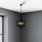 Troy 6 Light Up Chandelier - Black