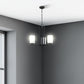 Mitzy 3 Light Up Chandelier - Black