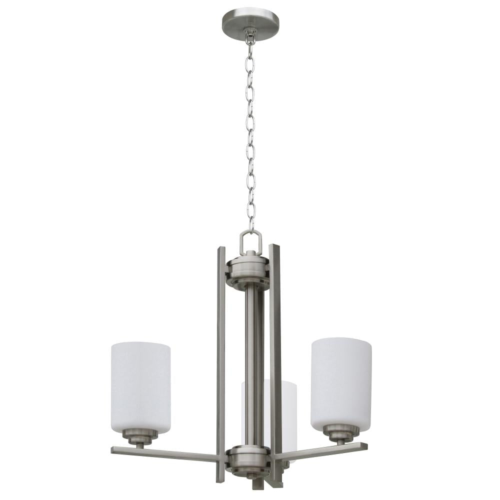 Mitzy 3 Light Up Chandelier - Silver