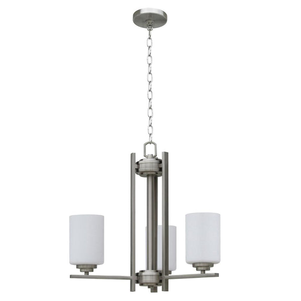 Mitzy 3 Light Up Chandelier - Silver