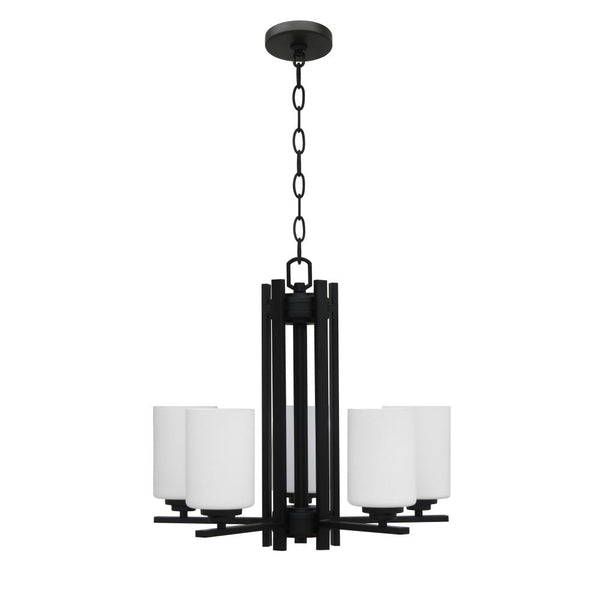 Mitzy 5 Light Up Chandelier - Black