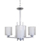 Dominic 3 Light Up Chandelier - Chrome