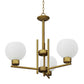 Isla 3 Light Up Chandelier - Natural Gold