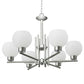 Isla 6 Light Up Chandelier - Chrome