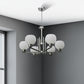 Isla 6 Light Up Chandelier - Chrome