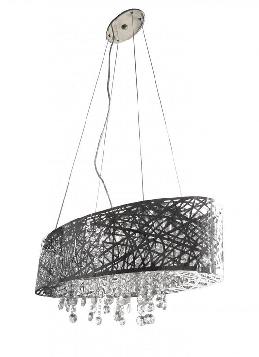 Aileena 5 Light Crystal Chandelier - Chrome