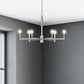 Gwenith 6 Light Chandelier - Chrome