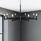 Gwenith 8 Light Chandelier - Matte Black