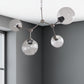 Jane 4 Light Chandelier - Satin Nickel