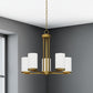 Armella 5 Light Up Chandelier - Natural Gold