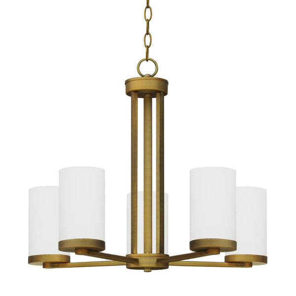 Armella 5 Light Up Chandelier - Natural Gold