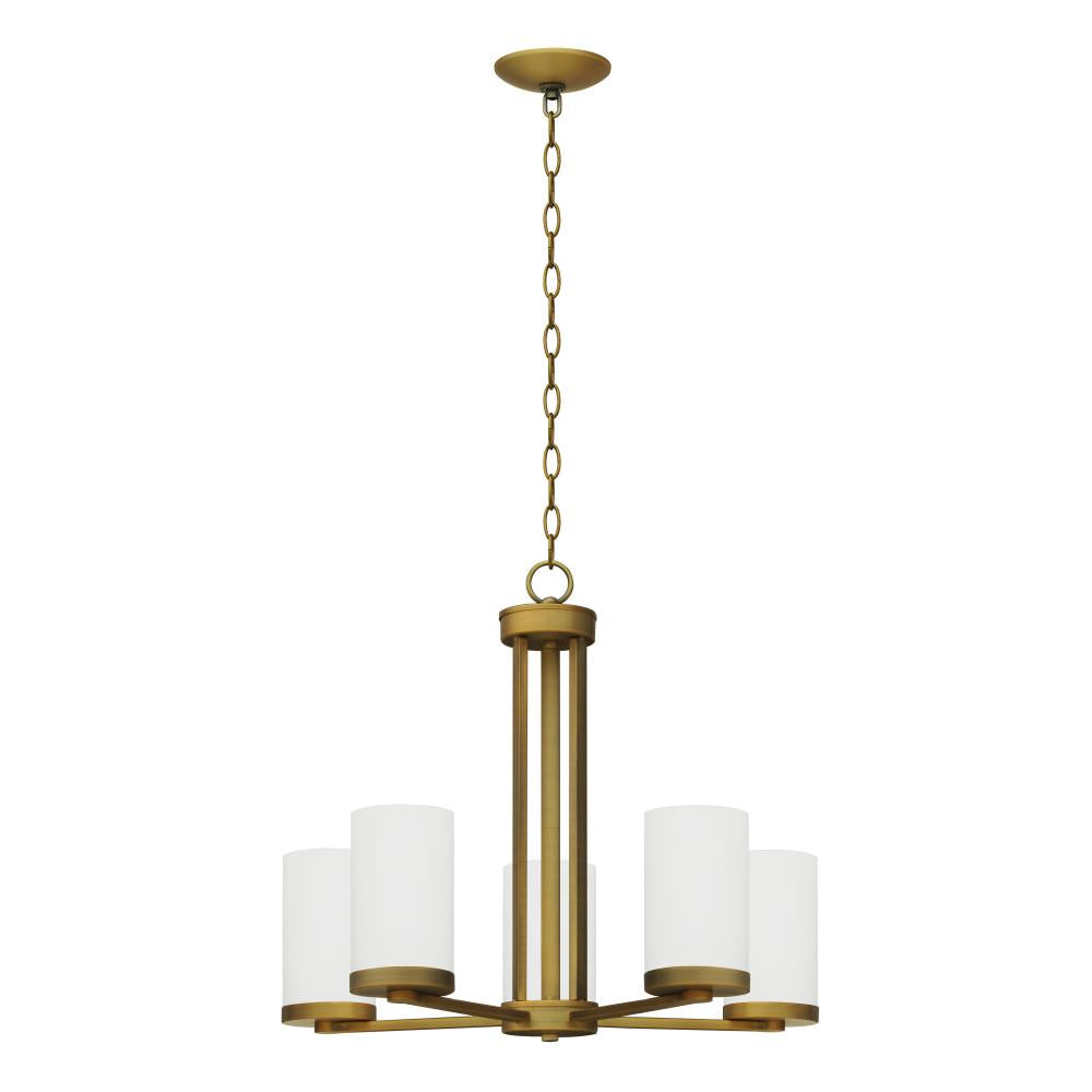 Armella 5 Light Up Chandelier - Natural Gold