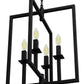 Maxine 4 Light Chandelier - Black