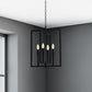 Maxine 4 Light Chandelier - Black