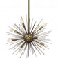 Jennifer 8 Light Chandelier - Gold