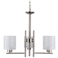 Tanya Energy Star 3 Light Up Chandelier - Silver