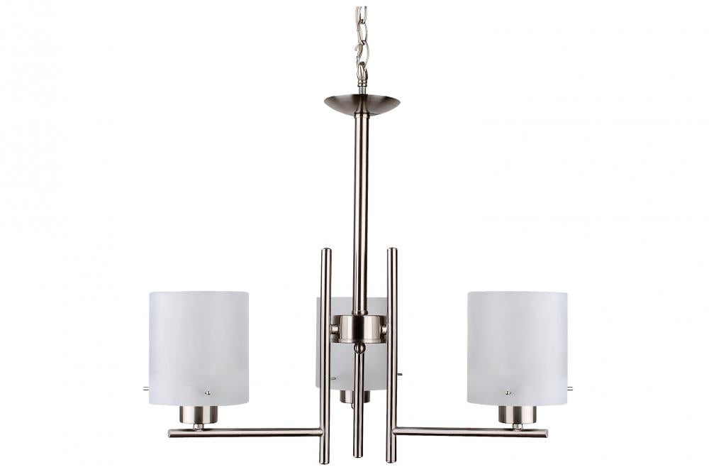 Tanya Energy Star 3 Light Up Chandelier - Silver