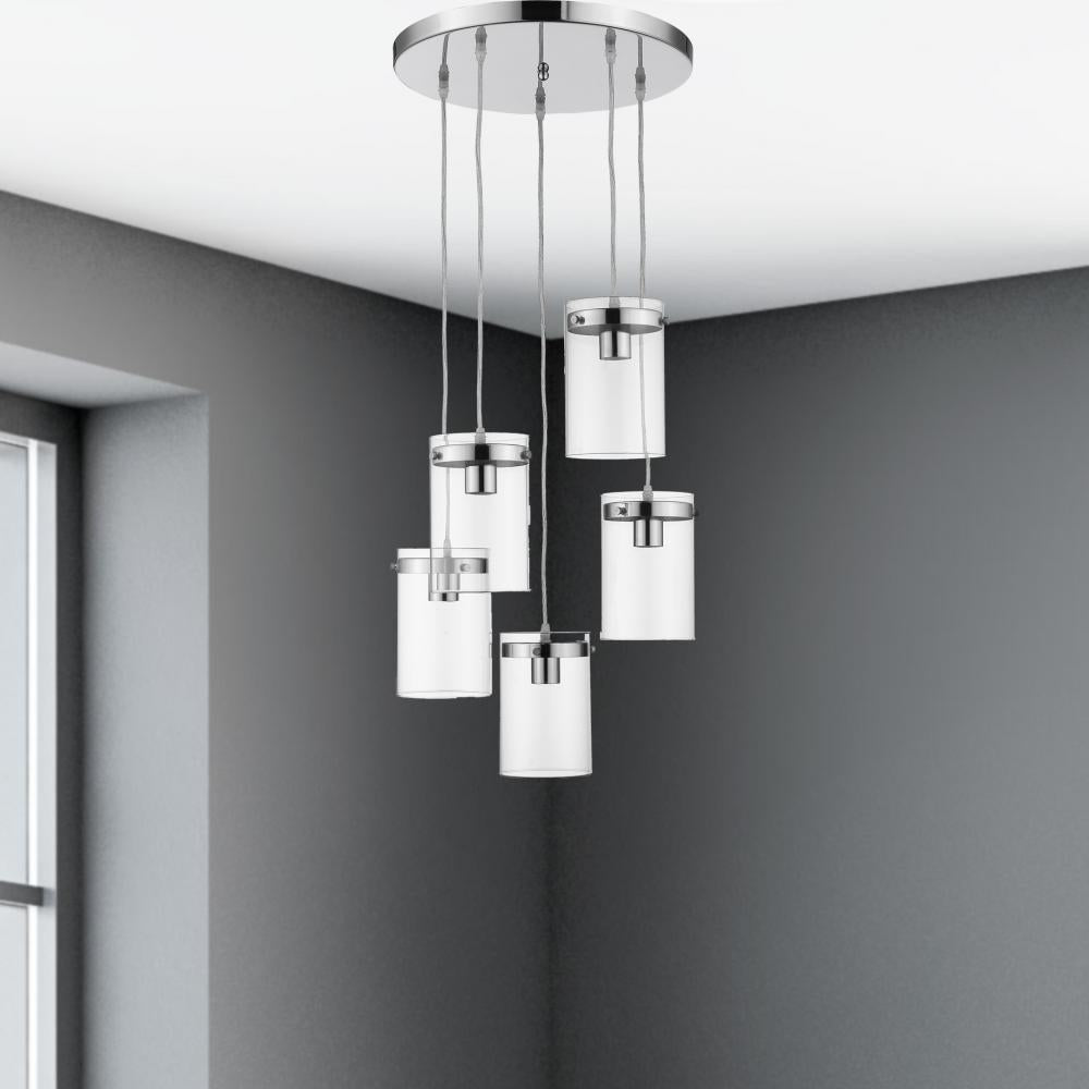 Coraline 5 Light Multi Light Pendant - Chrome